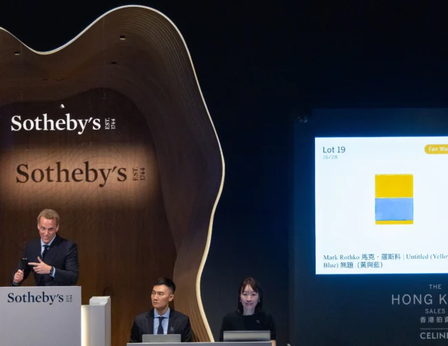 Sotheby’s Modern and Contemporary Evening Sale in Hong Kong Yields $52.6M led by Rothko at $32.5M